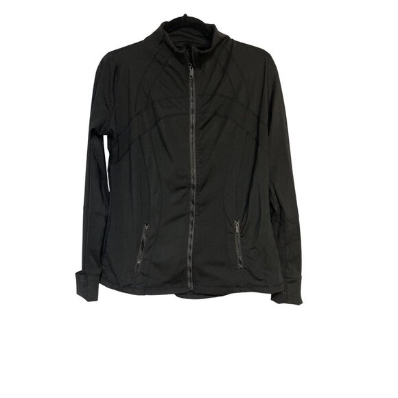 Lululemon Black Full-Zip Jacket With Zip Pockets Womens Size S Athletic - Picture 1 of 4